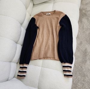 Madewell Colorblock Baybrook Pullover Sweater